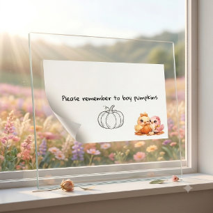 Cute Halloween Birds Post-It Notes