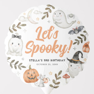 Cute Halloween Birthday Party Balloon