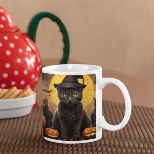 Cute Halloween Black Cats 19 Mug