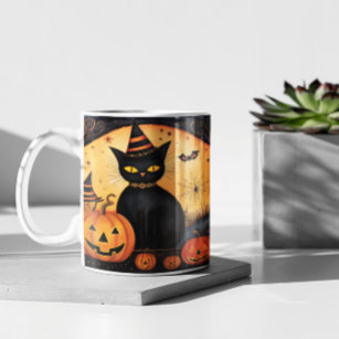 Cat Buckle Up Buttercup Funny Halloween Cat Lovers Espresso Cup, Zazzle