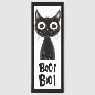 Cute Halloween BOO Cat Bookmark