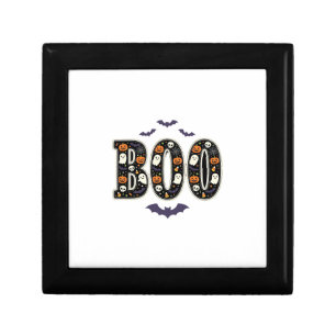 Cute Halloween Boo Ghost Pumpkin Design Gift Box