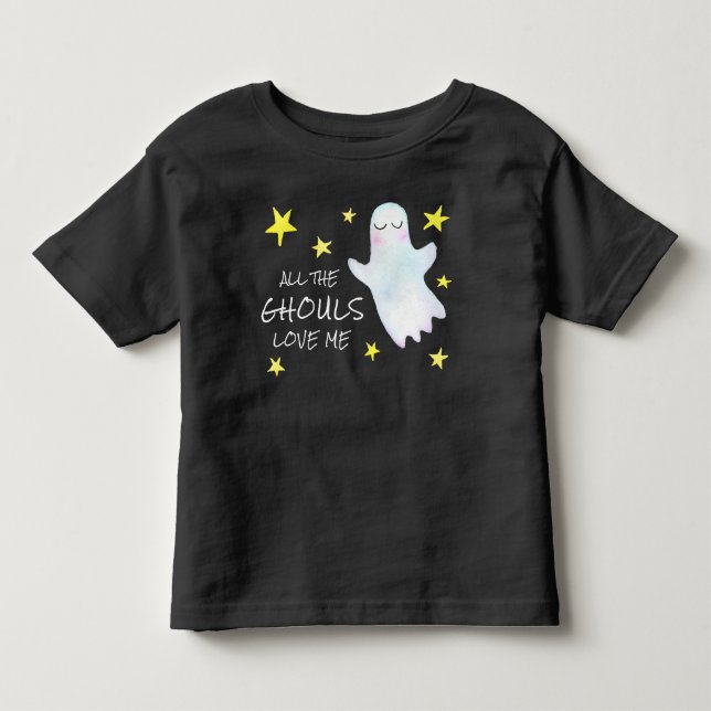 Cute Halloween Boys | All the Ghouls Love Me Toddler T-shirt (Front)