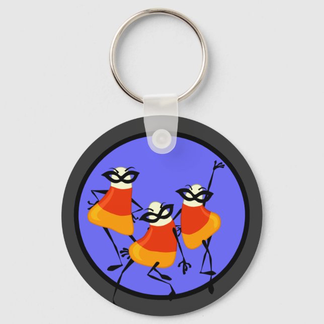 CUTE HALLOWEEN CANDY CORN KEY CHAIN (Front)