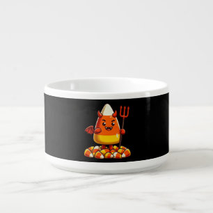 Cute Halloween candy corn monster Bowl