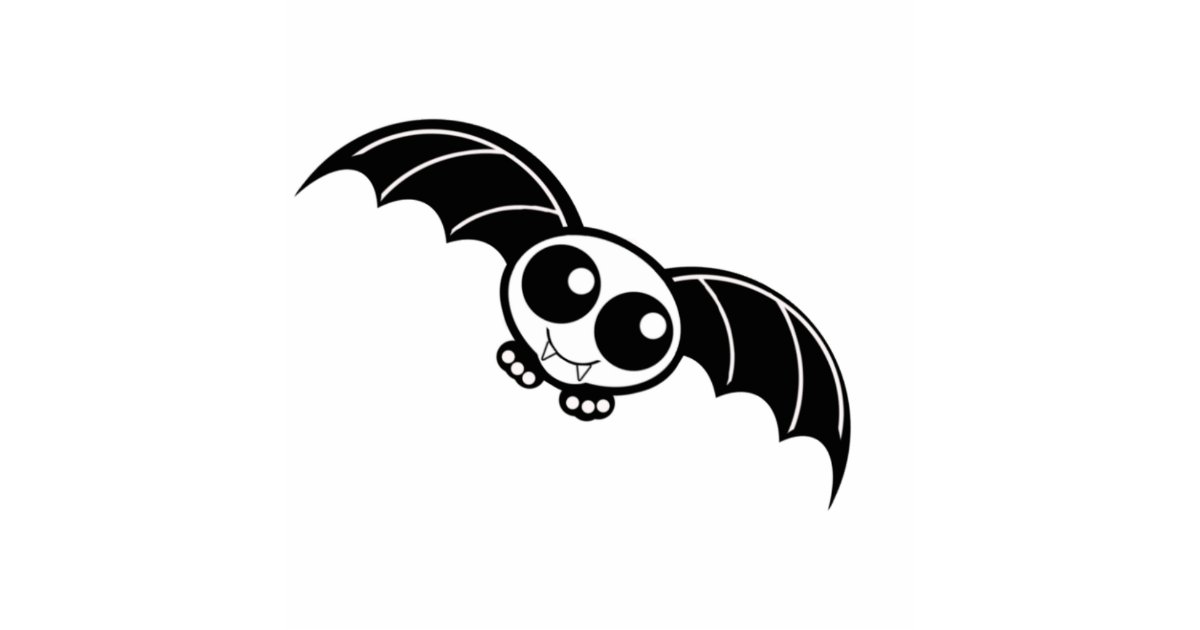 Cute Halloween Cartoon Bat Cutout | Zazzle Cute Halloween Cartoon Bat Cutout | Zazzle