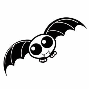 Cute Halloween Cartoon Bat Statuette