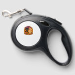 Cute Halloween Cat and Mummy Embroidery Patch Stic Retractable Pet Leash