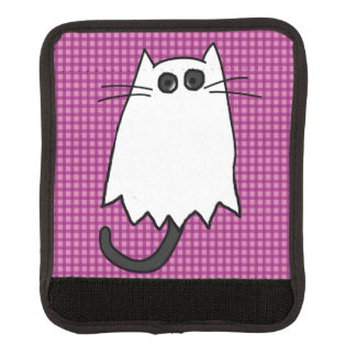 Cute Halloween Cat Ghost Costume Luggage Handle Wrap