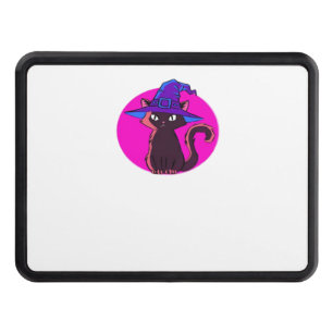 Cute Halloween Cat Oversized T-Shirt Hitch Cover