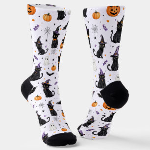 Cute Halloween Cat Socks Cat Lover gift