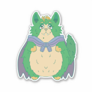 Cute Halloween Cat Sticker