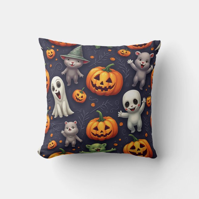 Cute Halloween Character Cushion (Front)