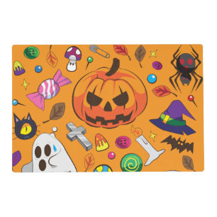 Cute Halloween Character Placemat