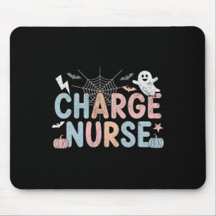 Cute Halloween Charge Nurse Nursing Mouse Pad