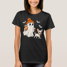 Cute Halloween Chihuahua T-Shirt Ghost Puppy Spook