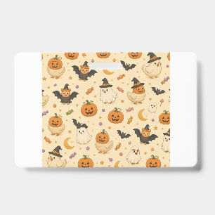 Cute Halloween Costume Chickens Badge