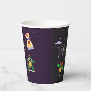 Cute Halloween Costume Modern Birthday Party Paper Cups