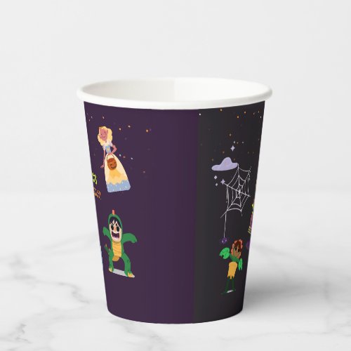Cute Halloween Costume Modern Birthday Party  Paper Cups
