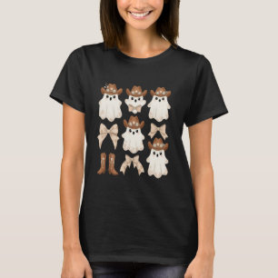 Cute Halloween Cowboy Ghost T-Shirt