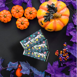 Cute Halloween, customizable  Hershey Bar Favors