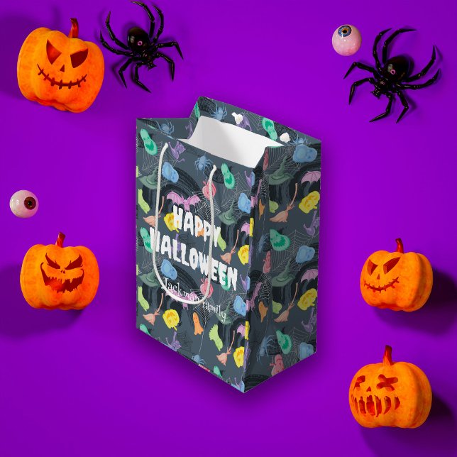 Cute Halloween customizable Medium Gift Bag (Cute Halloween customizable Medium Gift Bag
)