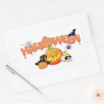 Cute Halloween Decorations Rectangular Sticker