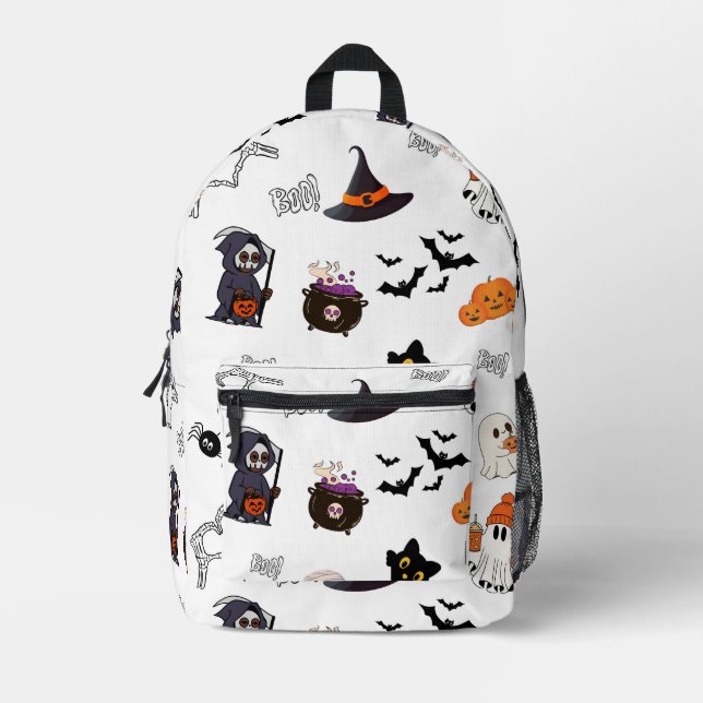 Cute Halloween Design Backpack (Front)