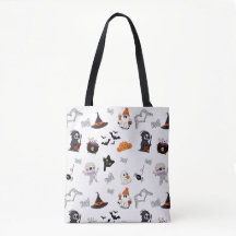 Cute Halloween Design Tote Bag