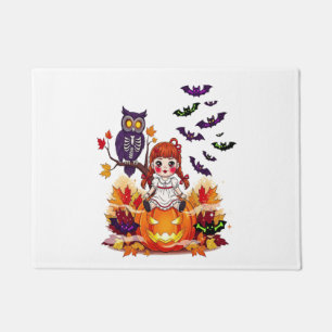 Cute Halloween Doll Owl Doormat