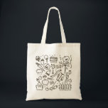 Cute Halloween Doodle Seamless Pattern, Halloween Tote Bag<br><div class="desc">Cute Halloween Doodle Seamless Pattern,  Halloween Hand Drawn Doodle Pattern With Cute Cartoon Objects And Symbols</div>