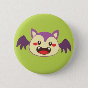 Cute Halloween Elements Button by Kakigori at Zazzle