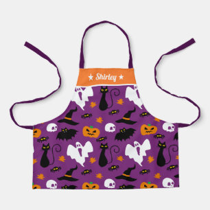 Cute Halloween Elements For Kids Personalized Apron