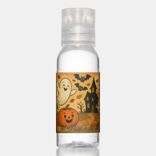 Cute Halloween/fall ghost pumpkin cartoon Hand Sanitizer
