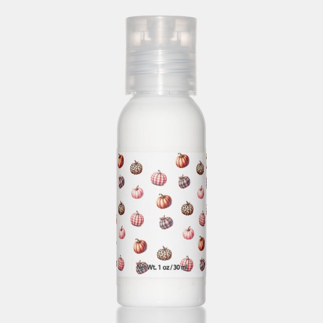 cute Halloween/Fall pumpkin pattern Hand Lotion (Front)