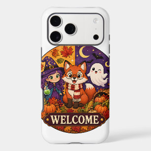 Cute Halloween Fox Witch Ghost Fall Autumn Welcome iPhone 17 Pro Max Case