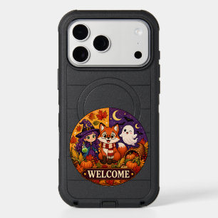 Cute Halloween Fox Witch Ghost Fall Autumn Welcome iPhone 17 Pro Max Case