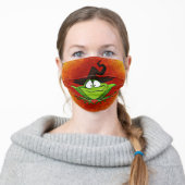 Cute Halloween Frog Adult Cloth Face Mask (Worn)