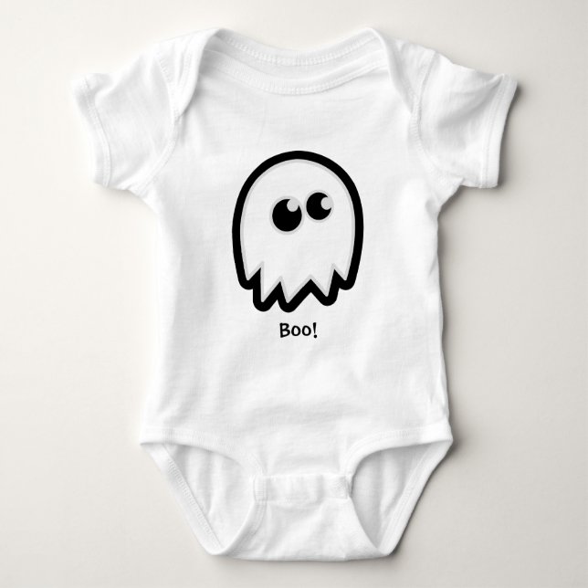 Cute Halloween Ghost Baby and Kid  Shirts (Front)