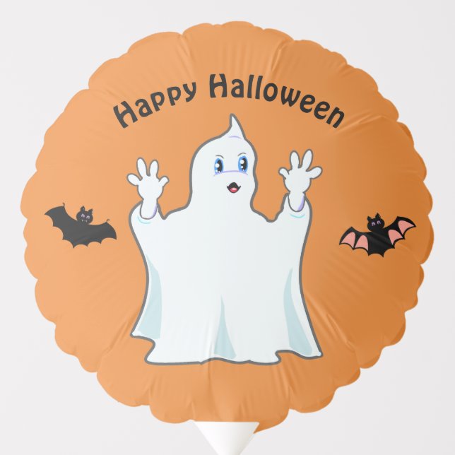 Cute Halloween Ghost Balloon (Front)