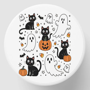 Cute Halloween Ghost Boo Cat Mini Candle Favors