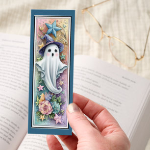 Cute Halloween Ghost Bookmarks
