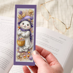 Cute Halloween Ghost Bookmarks