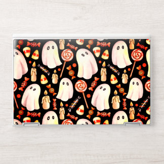 Cute Halloween Ghost Candy Laptop Skin