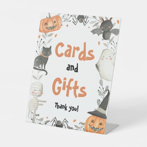 Cute Halloween Ghost Cards  Gifts Party Sign