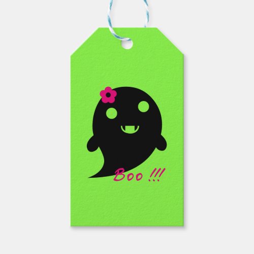 Cute Halloween Ghost Gift Tags
