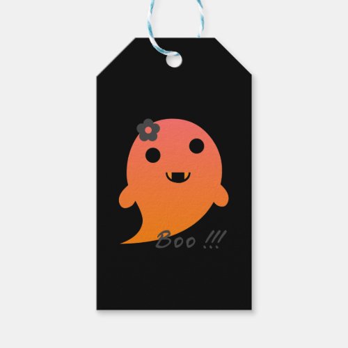 Cute Halloween Ghost Gift Tags