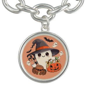Cute Halloween Ghost Kawaii Style Bracelet