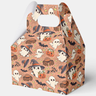 Cute Halloween Ghost Kawaii Style Favor Boxes
