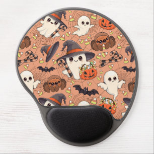 Cute Halloween Ghost Kawaii Style Gel Mouse Pad
